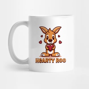 Hearty Roo, Cute Kangaroo Mug